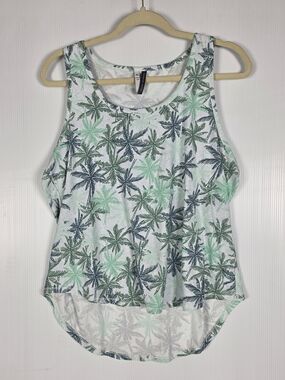 Palm-Print Relaxed Tank Top PJ Top Summer Jaclyn Intimates